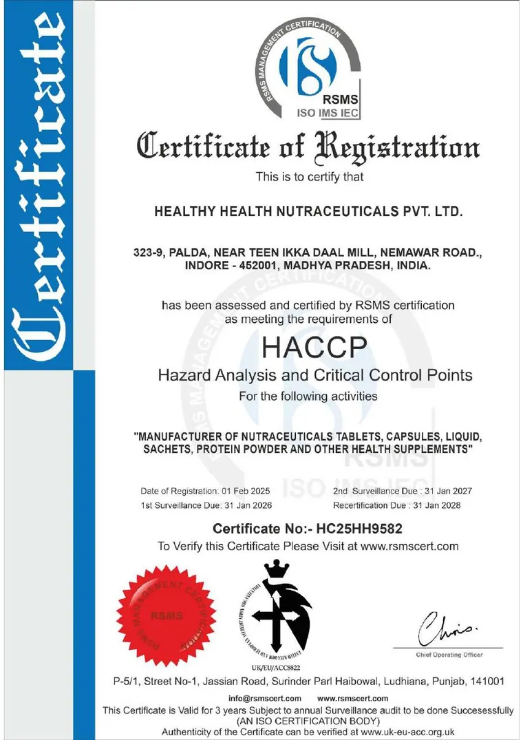 HACCP document preview