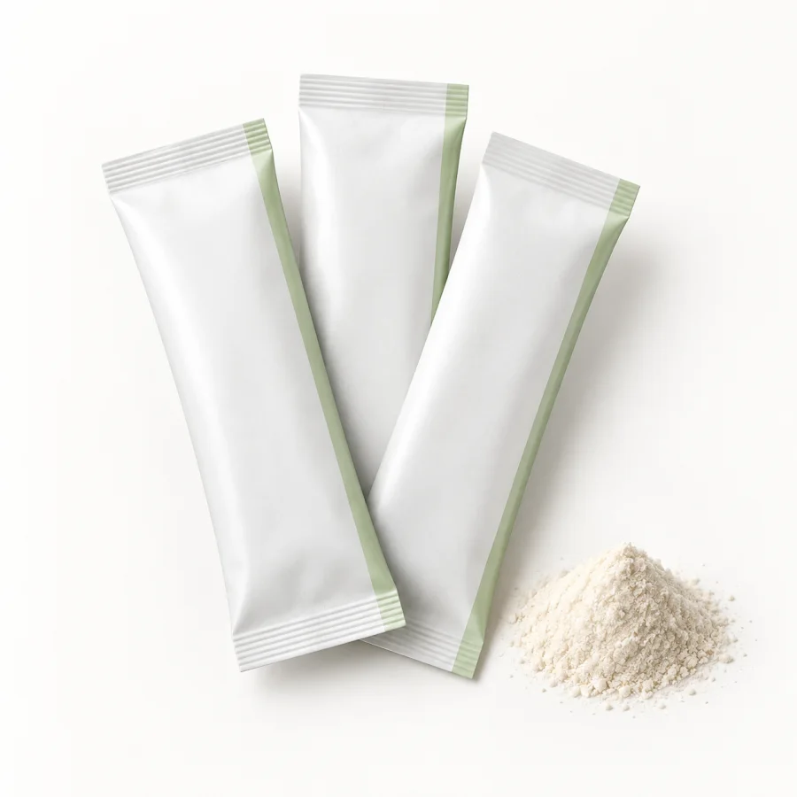 Unbranded single-serve nutraceutical sachets